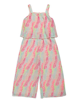 Floral Square Neck Jumpsuit