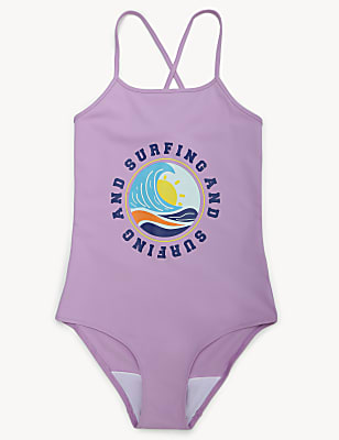 Polyamide Blend Printed Swimsuit