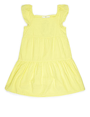 Tiered Embroidered Dress