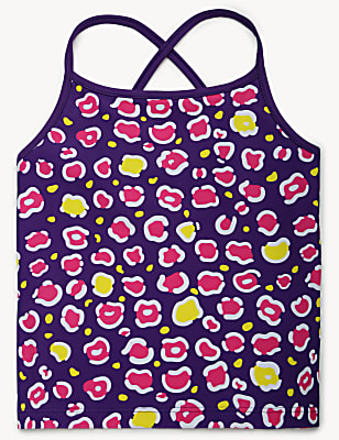 2 Pack Polyamide Blend Printed Swimsuit