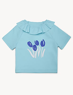 2 Pack Polyamide Blend Floral Swimsuit