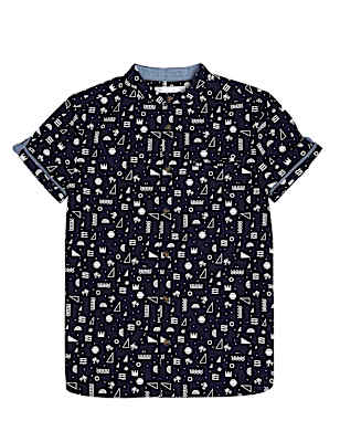 Pure Cotton Printed Shirt