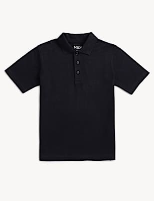 Pure Cotton Solid Polo T-Shirt