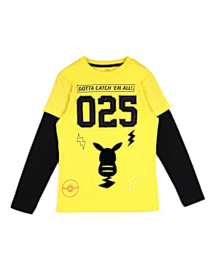 Pure Cotton Sequience Round Neck T-Shirt