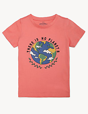 Pure Cotton Printed Round Neck T-Shirt