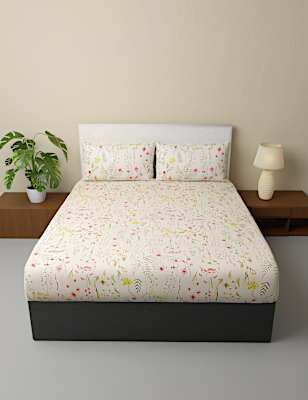 Pure Cotton Printed Bedsheet Set