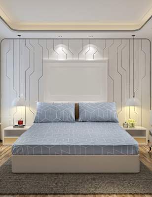 Cotton Mix King Bedsheet Set
