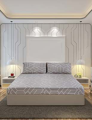 Cotton Mix King Bedsheet Set