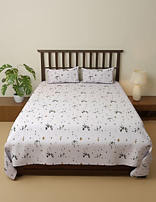 Pure Cotton Super King Bedsheet Set