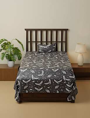 Cotton Mix Printed Single Bedsheet Set