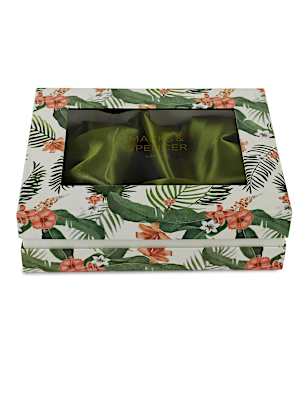 Tropical Print Gift Box