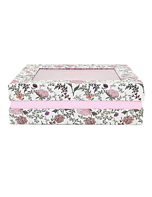 Floral Print Gift Box (Rose Pink)