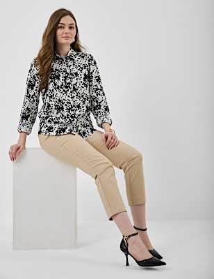 Pure Linen Printed Regular Fit Shirt