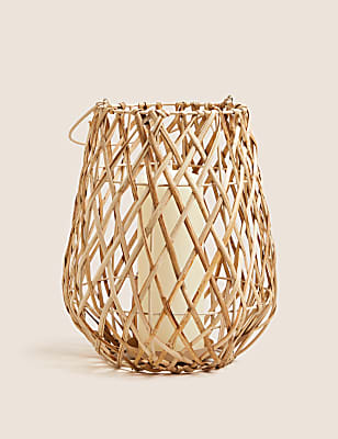 Rattan Medium Lantern