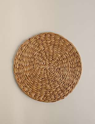 Set of 4 Natural Water Hyacinth Placemats