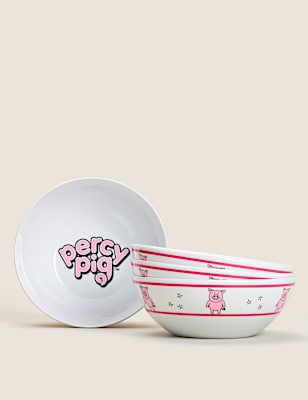 Set of 4 Percy Pig&trade; Cereal Bowls