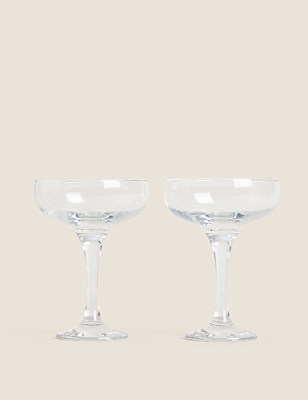 Set of 2 Passion Star Martini Glasses