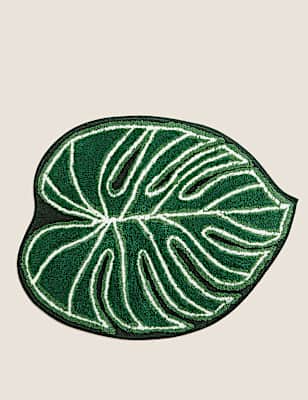 Pure Cotton Palm Bath Mat