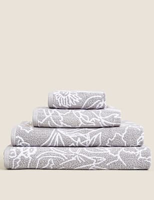 Pure Cotton Floral Towel