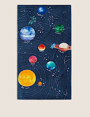 Pure Cotton Space Bath Towel