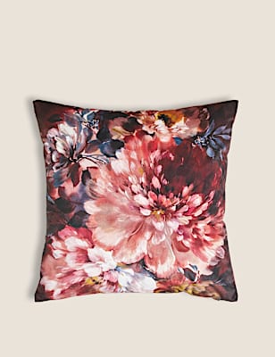 Velvet Floral Cushion