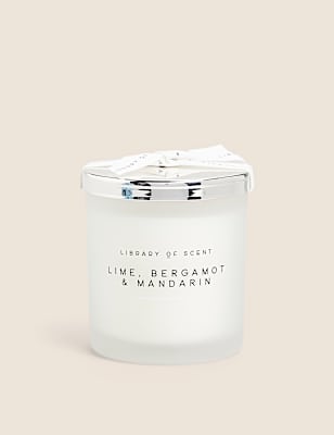 Lime, Bergamot & Mandarin Scented Candle