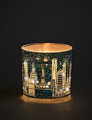 New York Light Up Scented Candle