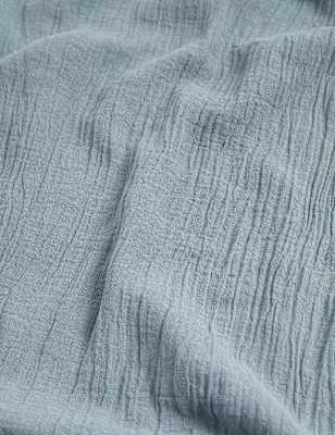 Linen Blend Fringed Scarf