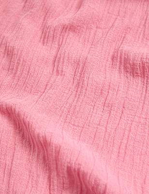 Linen Blend Fringed Scarf