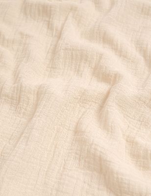 Linen Blend Fringed Scarf