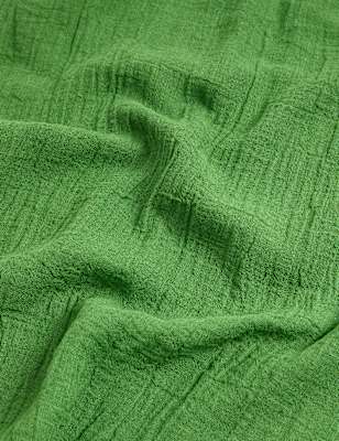 Linen Blend Fringed Scarf