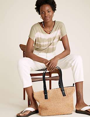 Straw Tote Bag