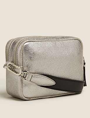 Leather Cross Body Camera Bag