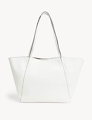 Faux Leather Tote Bag