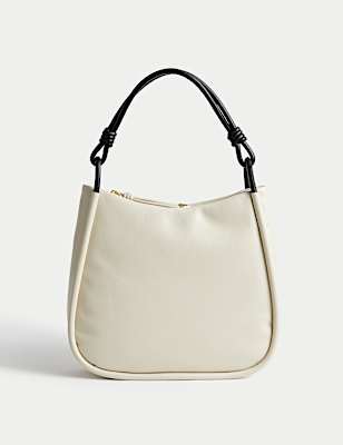 Faux Leather Shoulder Bag