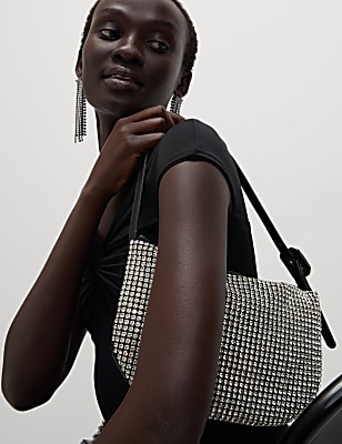 Diamante Shoulder Bag