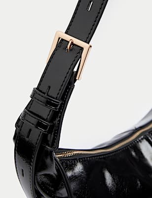 Faux Leather Cross Body Bag