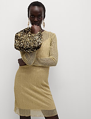 Sequin Top Handle Grab Bag