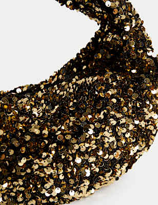 Sequin Top Handle Grab Bag