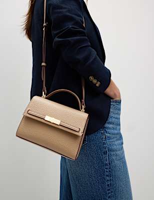 Faux Leather Cross Body Bag