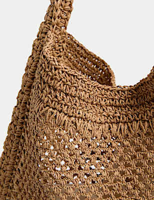 Woven Top Handle Shopper