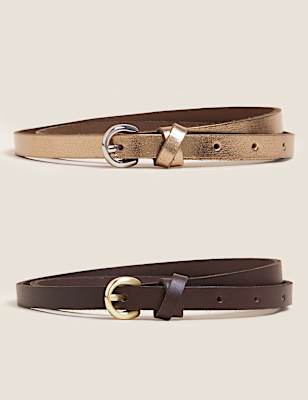 2pk Leather Hip Belt