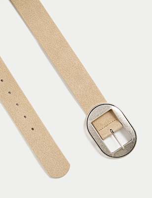 Suede Wide Jeans Belt