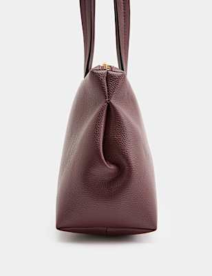 Double Zip Grab Bowler Bag