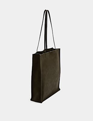 Top Handle Structured Tote Bag
