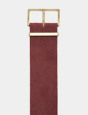 Suede Wide Waist Belt