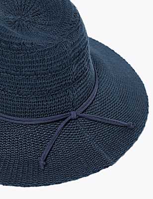 Cotton Rich Packable Fedora Hat