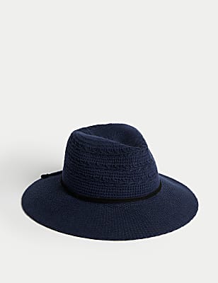 Cotton Rich Packable Fedora Hat