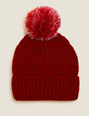 Knitted Pom Hat