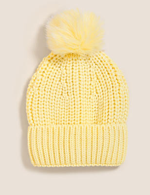 Knitted Pom Hat